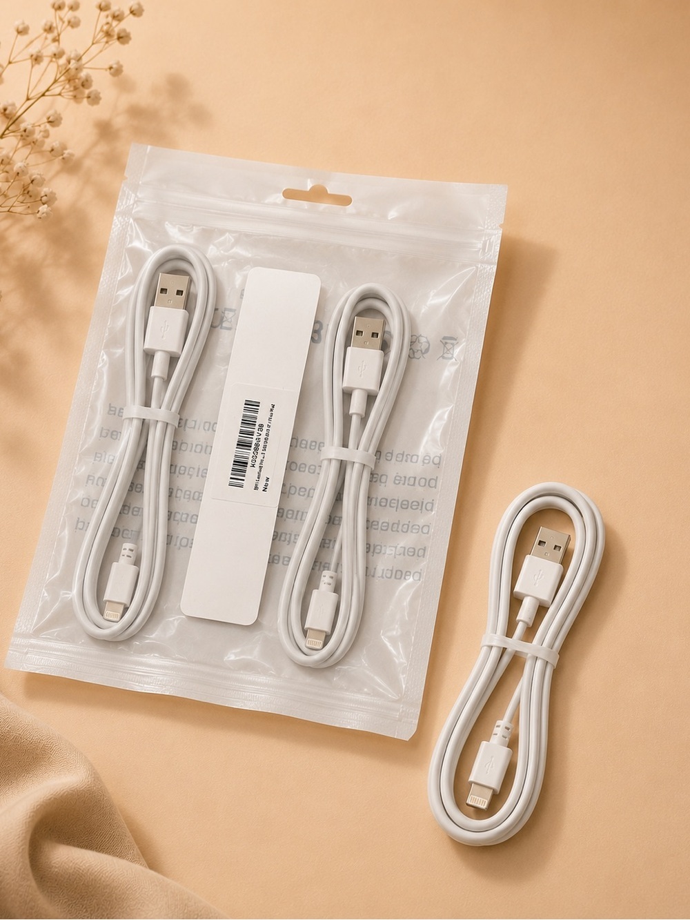 USB Charging Cable Bundle | Fast Charging Cables | USB to Lightning